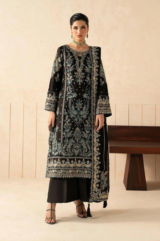 Gulaal - Syleena Raw Silk Collection - SD-22-Serpentine - Unstitched