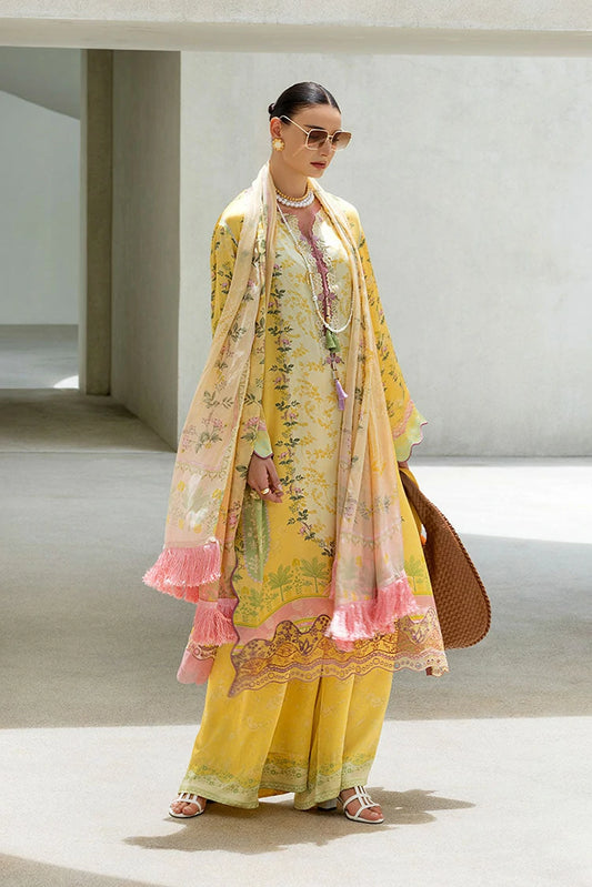 Sobia Nazir - Pure Silk Unstitched Collection - Design 04 - Unstitched