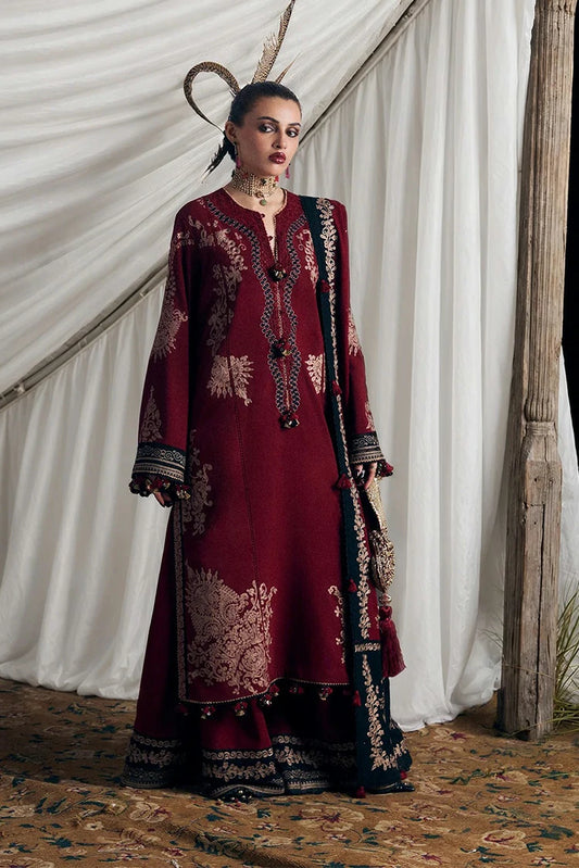 Hussain Rehar - Kot Radha Krishan Karandi Collection - 123-Rubeus - Unstitched