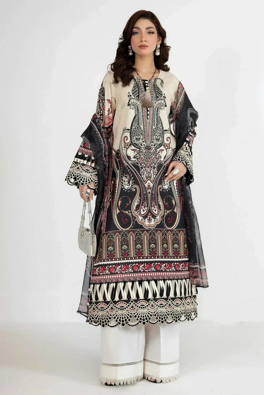 Adans Libas - Ethnic Prints - Design 01 - Unstitched