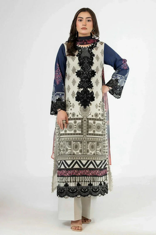 Adans Libas - Ethnic Prints - Design 03 - Unstitched