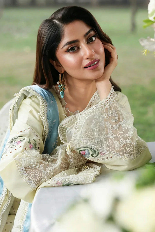 Sardinia - Tales of Petals Luxury Lawn Collection - 3A-DAISY DREAM - Unstitched