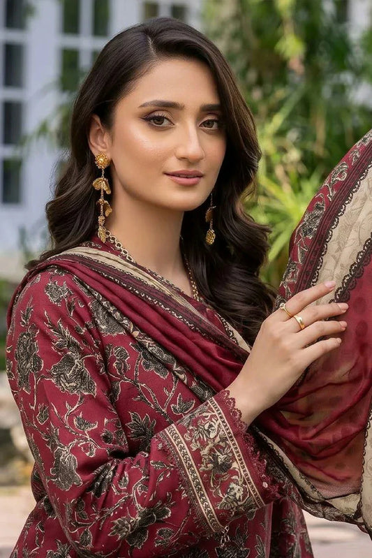 Motifz - Rang Digital Printed Linen Collection - 2644-AALIYA - Unstitched