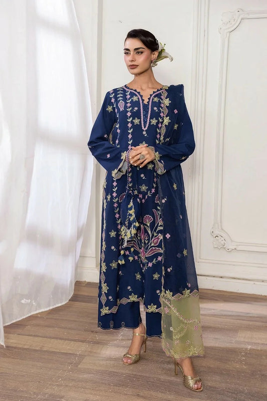 Rang Rasiya - Lumeire Silk - 06-Azul - Unstitched