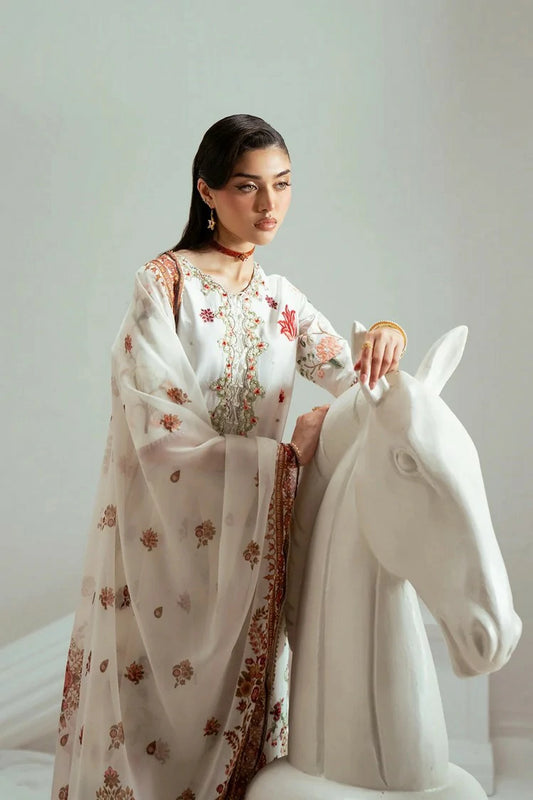 Zariya - Elyse Couture - IVORINA-ZSS6305 - Unstitched