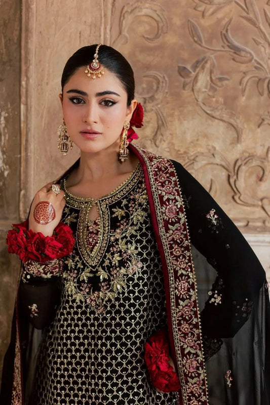 Rang Rasiya - Chatoyer Wedding Formals - D-03-Noir - Unstitched