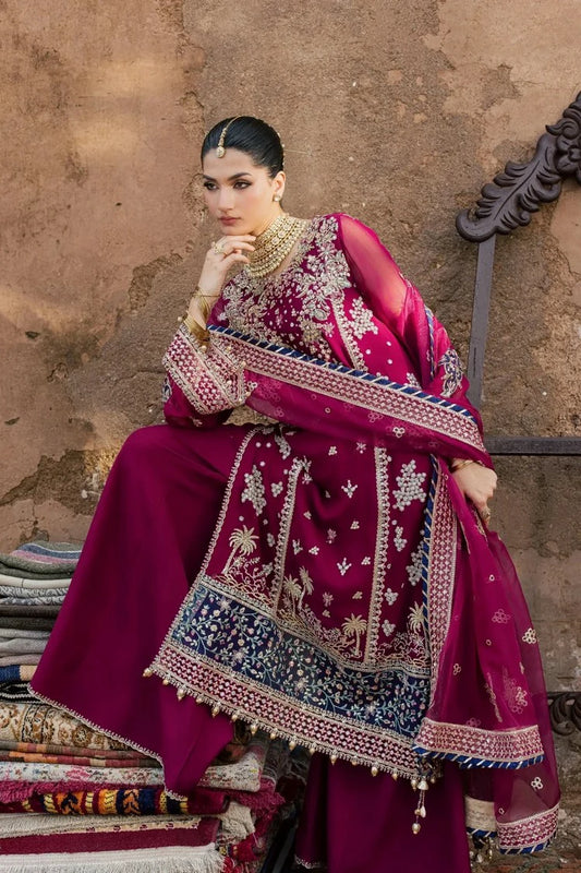 Rang Rasiya - Chatoyer Wedding Formals - D-05-Flame - Unstitched