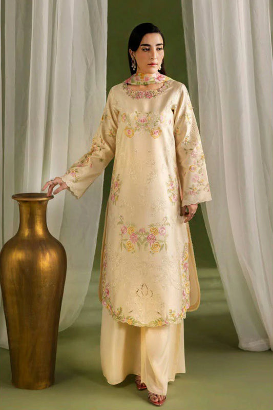 Rajbari - Silah Premium Silk Edit - 07-Seren - Unstitched