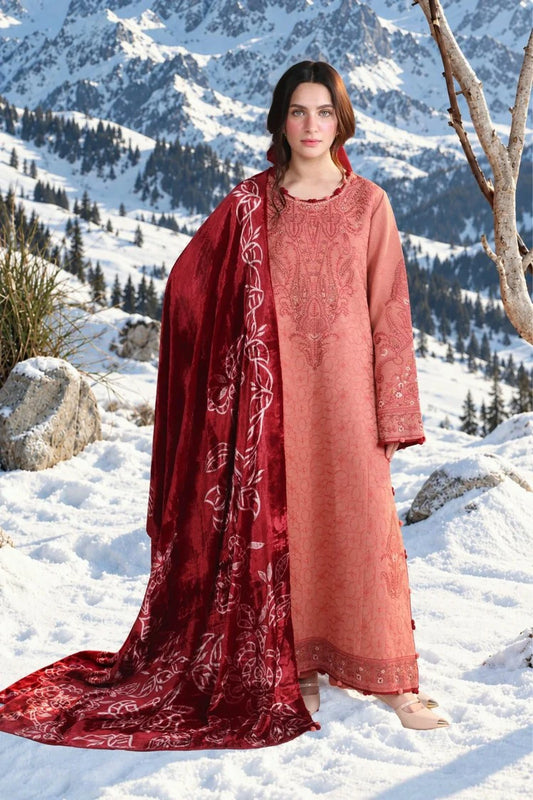 Rang Rasiya - Winter Carnation Collection - 09-Rosea - Unstitched