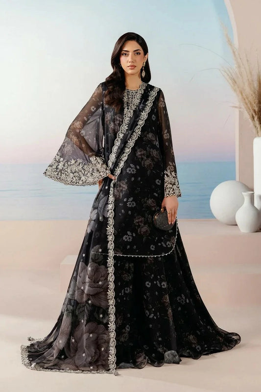 Zarif - Roselle Printed & Embroidered Formals - ZR-RPE-05 VELOURA - Unstitched