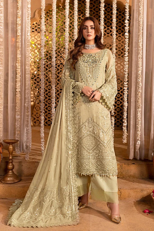 Eileen - Unstitched Luxury Chiffon - D5-Norah