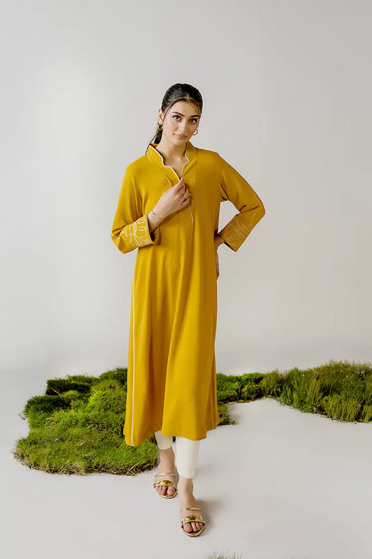 Peelu - Long-Dress With Embroidered Details