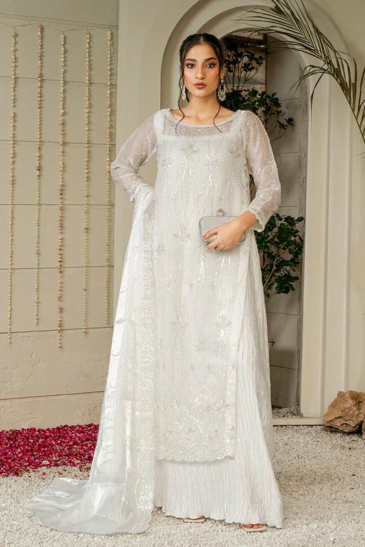 Picture of <!--dx-->Emeralds - Embroidered Silk Festive Pret - Dove - Available at Raja Sahib