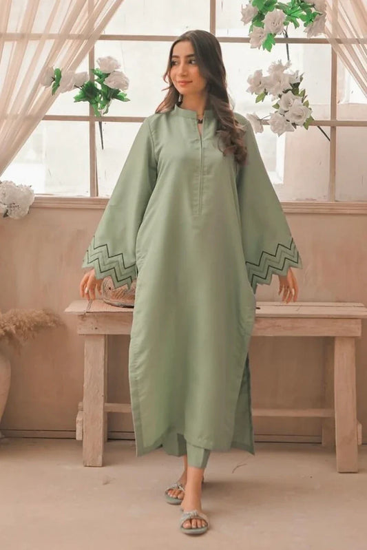 Zauk - Eid Collection - Apple Green