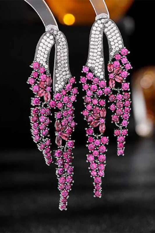 Blumoon - Luxury Drop - Pink - Earrings