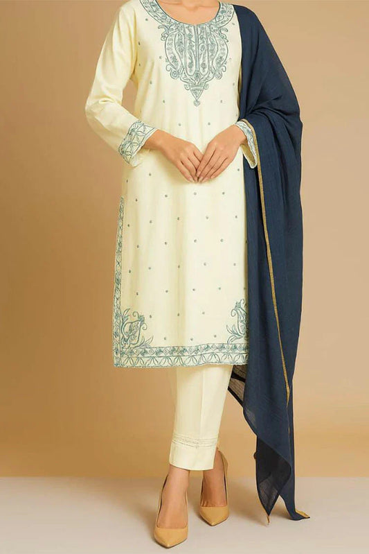 6Teen - 3 Piece - Embroidered Lawn Suit