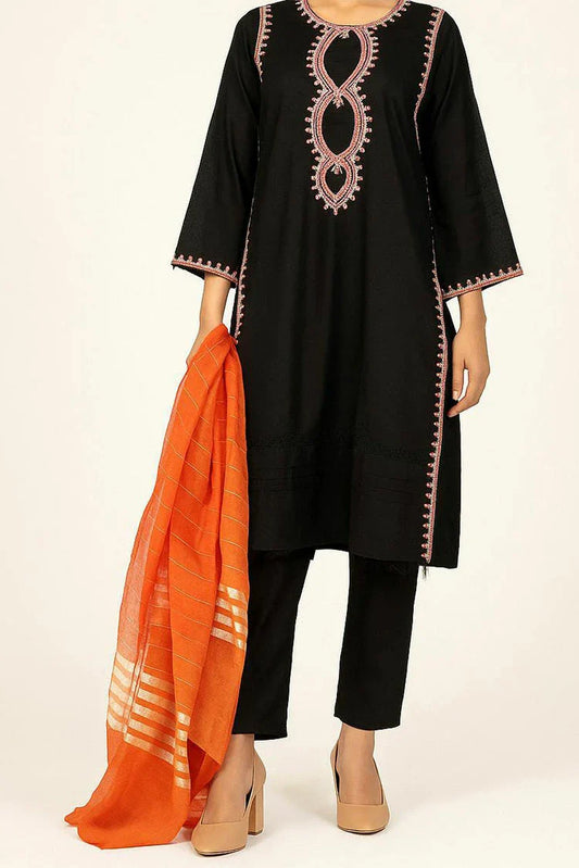 6Teen - 3 Piece - Embroidered Lawn Suit