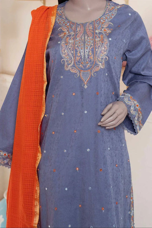 6Teen - 3 Piece - Embroidered Lawn Suit