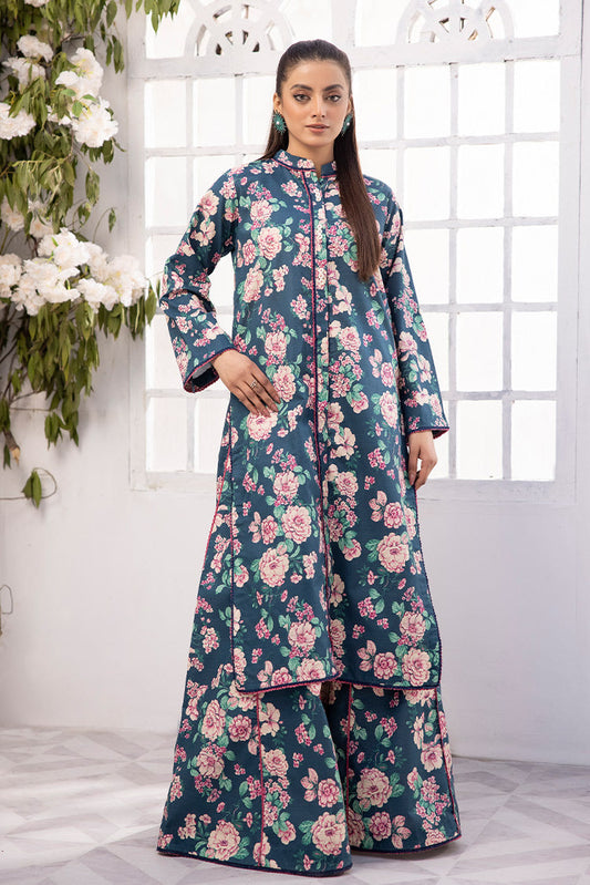 Ellena - 2-PC Unstitched Digital Printed Lawn Suit