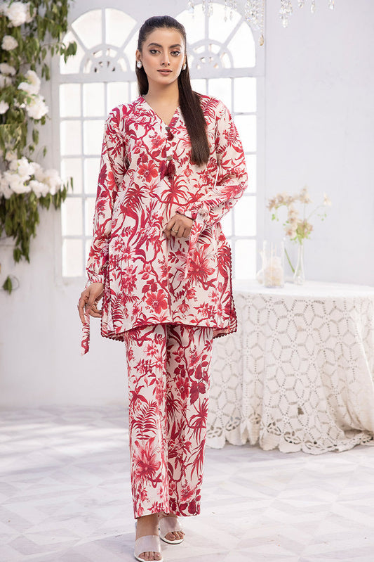 Ellena - 2-PC Unstitched Digital Printed Lawn Suit