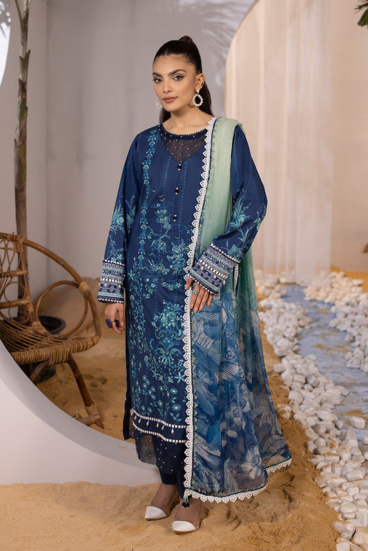 Ellena - 3-PC Unstitched Embroidered Lawn Suit