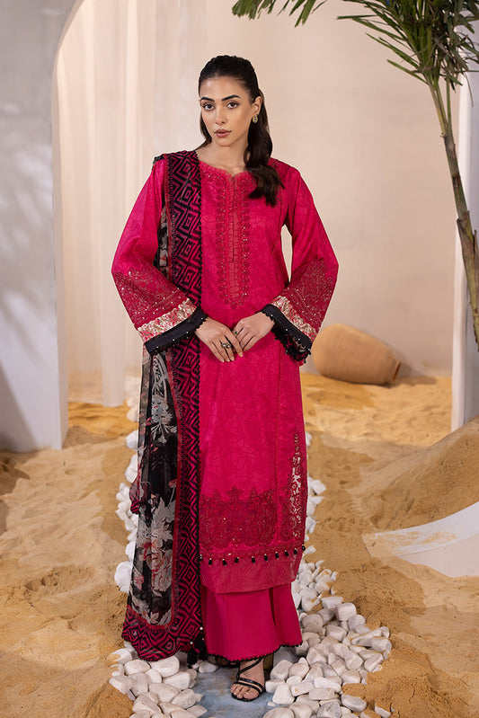 Ellena - 3-PC Unstitched Digital Printed Lawn Suit