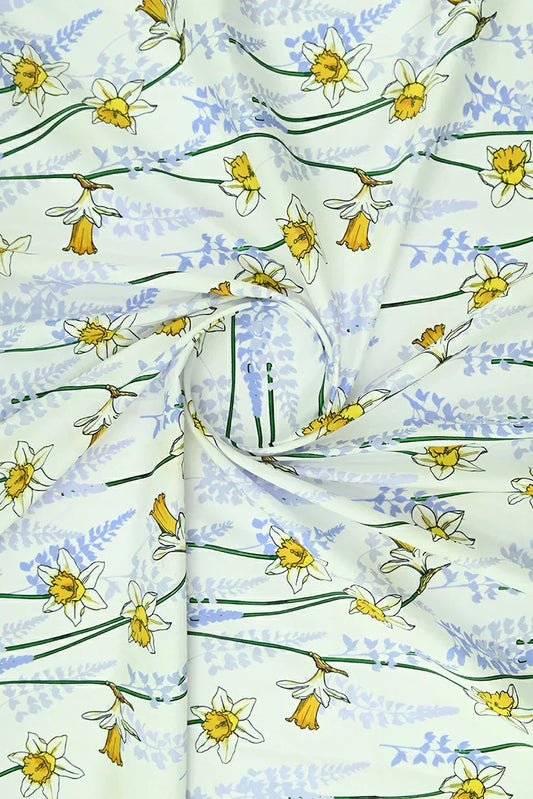 Picture of 1-PC Unstitched Printed Cambric Kurti - Available at Raja Sahib