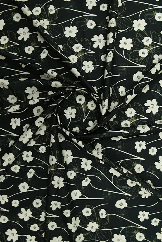 Picture of 1-PC Unstitched Printed Cambric Kurti - Available at Raja Sahib