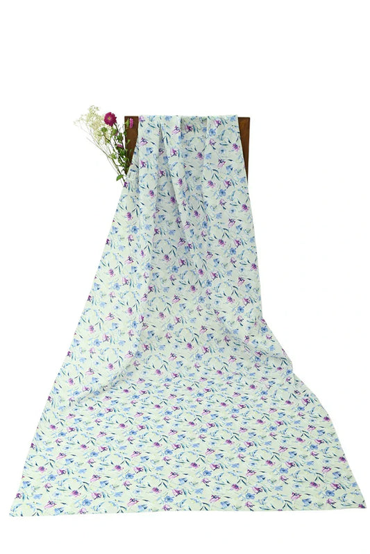 Picture of 1-PC Unstitched Printed Cambric Kurti - Available at Raja Sahib