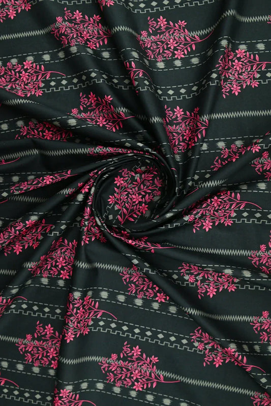 Ellena - 1-PC Unstitched Printed Cambric Kurti