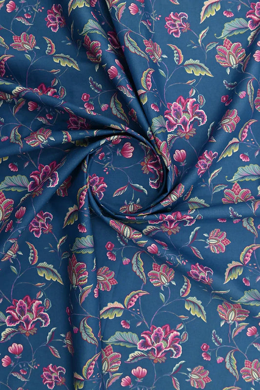 Picture of 1-PC Unstitched Printed Cambric Kurti - Available at Raja Sahib