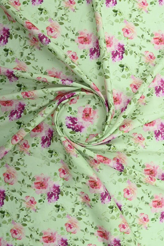 Picture of 1-PC Unstitched Printed Cambric Kurti - Available at Raja Sahib