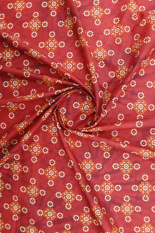 Ellena - 1-PC Unstitched Printed Cambric Kurti