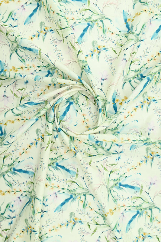 Picture of 1-PC Unstitched Printed Cambric Kurti - Available at Raja Sahib