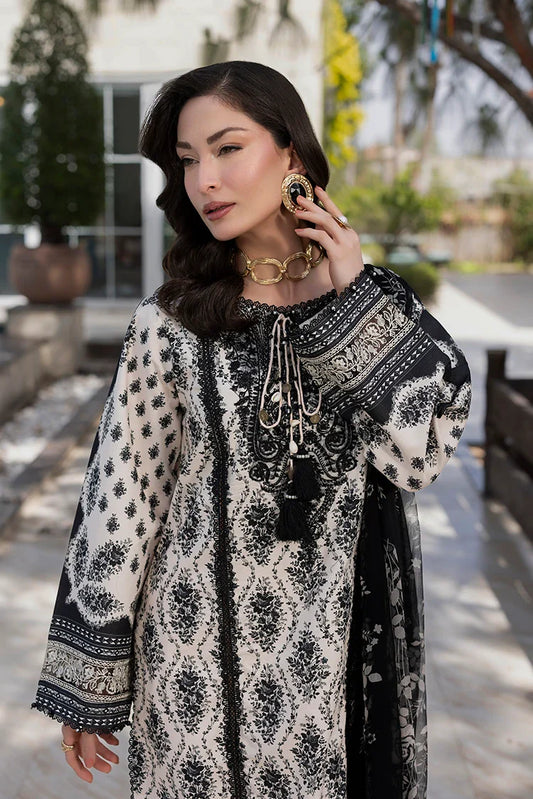 Ellena - 3-PC Unstitched Embroidered Lawn Suit