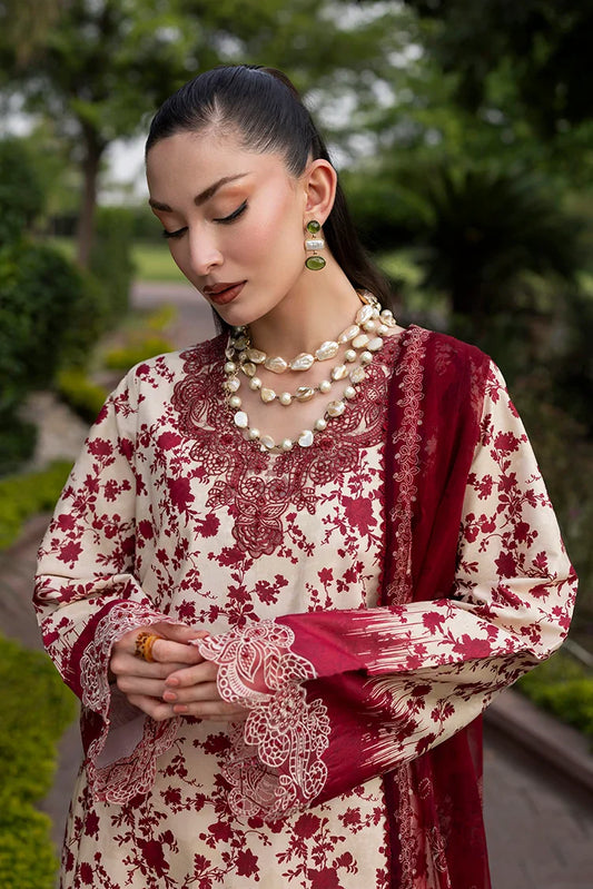 Ellena - 3-PC Unstitched Embroidered Lawn Suit