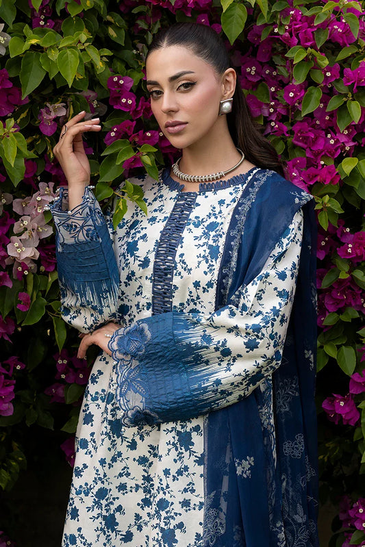Ellena - 3-PC Unstitched Embroidered Lawn Suit