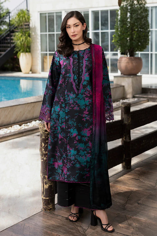 Ellena - 3-PC Unstitched Embroidered Lawn Suit
