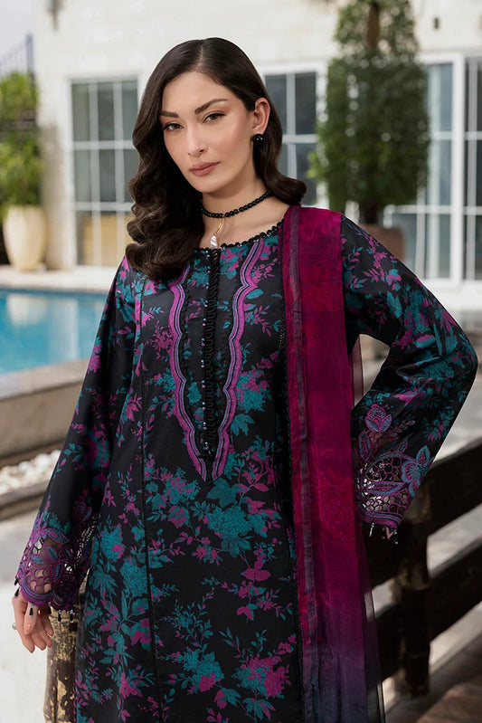 Ellena - 3-PC Unstitched Embroidered Lawn Suit