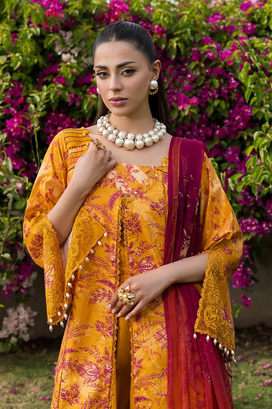 Ellena - 3-PC Unstitched Embroidered Lawn Suit