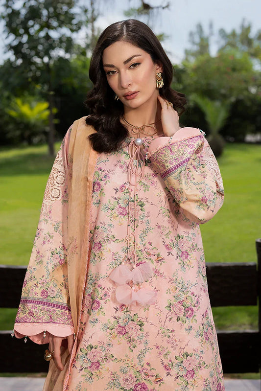 Ellena - 3-PC Unstitched Embroidered Lawn Suit
