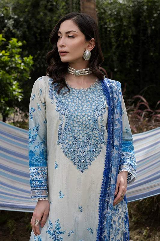 Ellena - 3-PC Unstitched Embroidered Lawn Suit