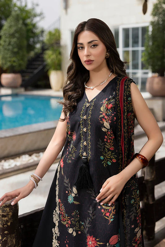 Ellena - 3-PC Unstitched Embroidered Lawn Suit