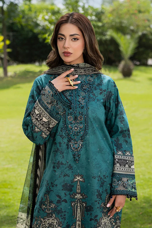 Ellena - 3-PC Unstitched Embroidered Lawn Suit