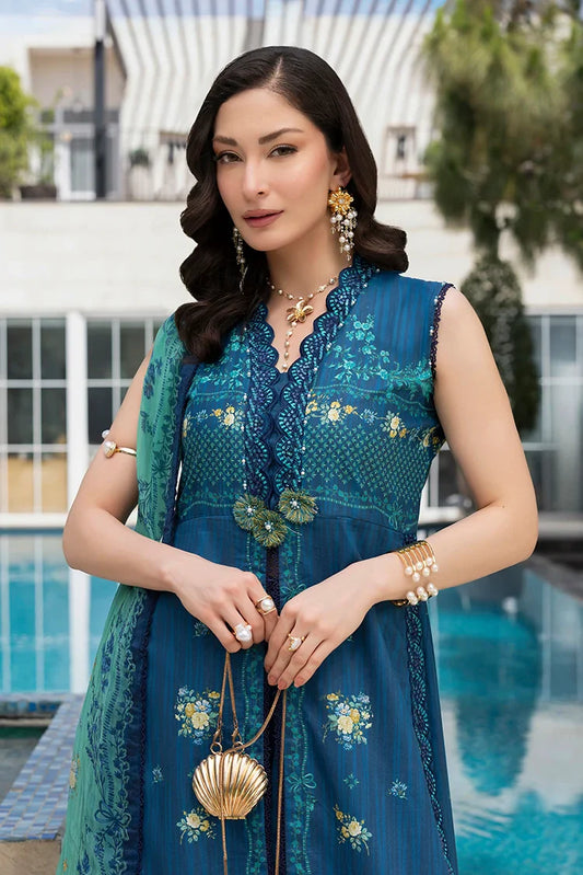 Ellena - 3-PC Unstitched Embroidered Lawn Suit