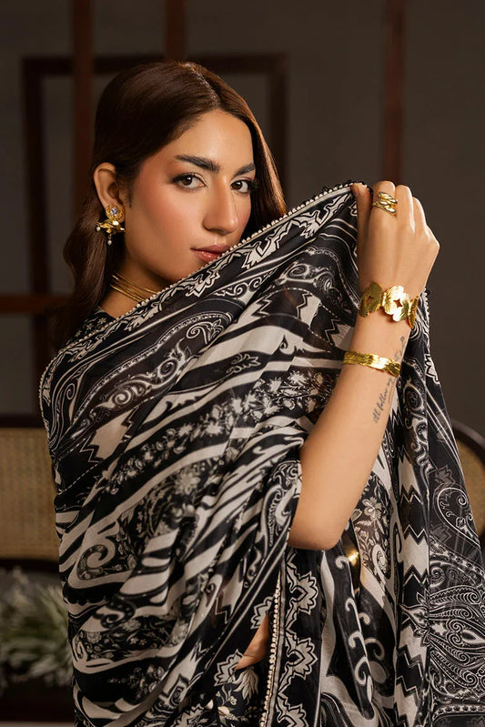 Ellena - 3-PC Unstitched Printed Lawn Suit