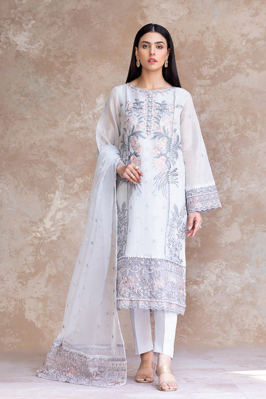 Ellena - 3-PC Stitched Embroidered Suit