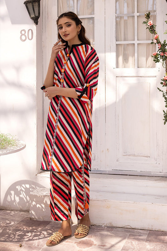Ellena - 2-PC Stitched Printed Lawn Suit