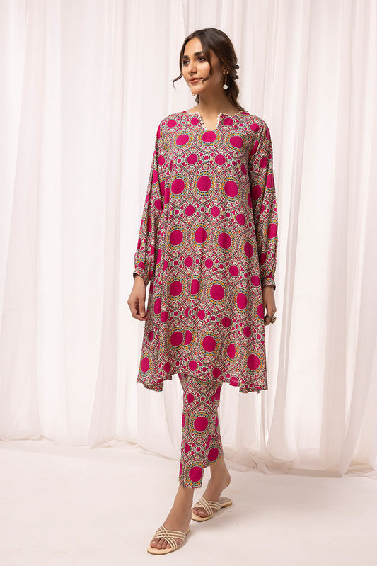 Ellena - 2-PC Stitched Printed Arabic Lawn Suit