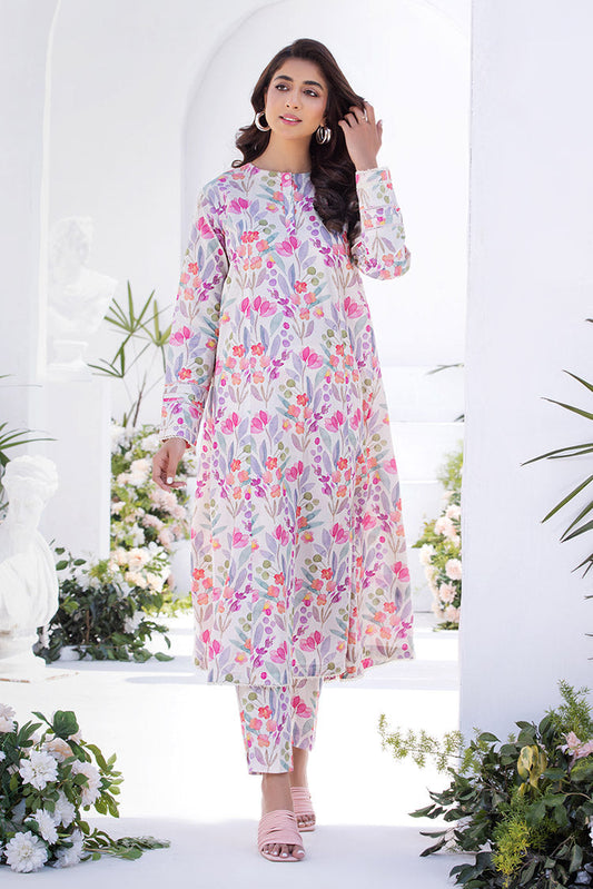 Ellena - 2-PC Stitched Printed Lawn Suit